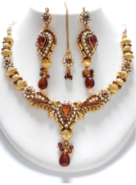 Polki Necklace Set
